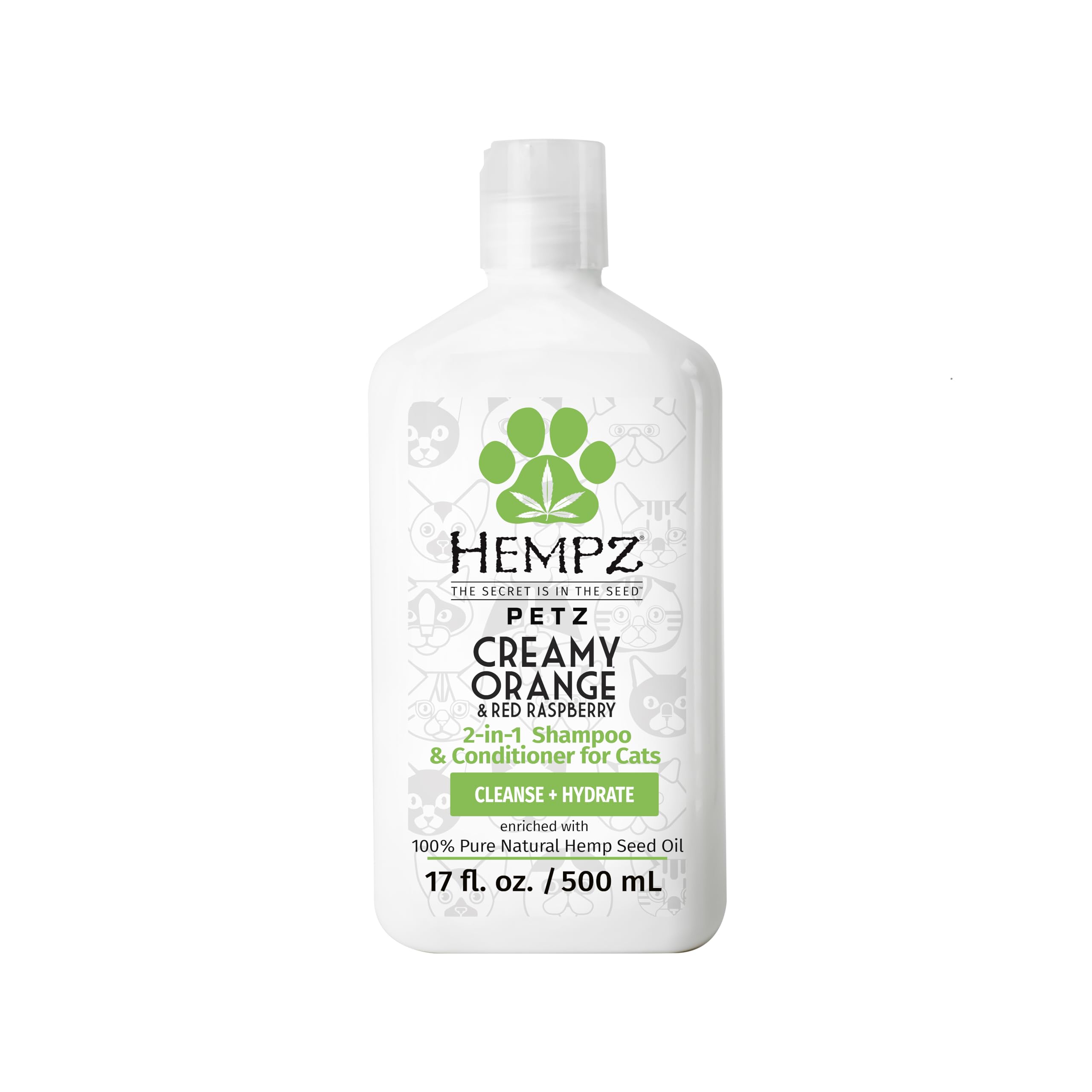 Hempz Petz, Shampoo, Orange & Red Raspberry, 17 oz.